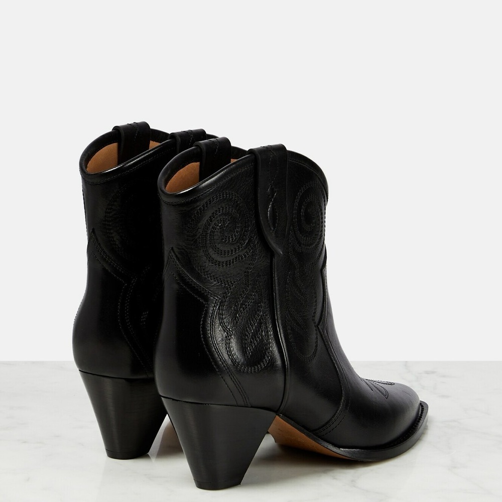 ISABEL MARANT Darizo Mid-Heel Ankle Boots Size 41 - Picture 3 of 16